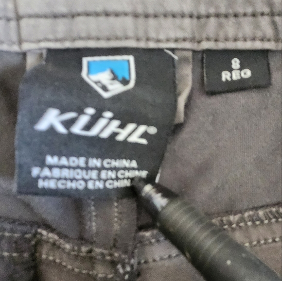 Kuhl Charcoal Gray Radikl Straight Leg Pants. Sz. 8 - Picture 4 of 11